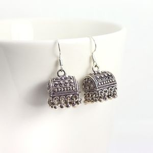 Sterling Plated Boho Box Earrings